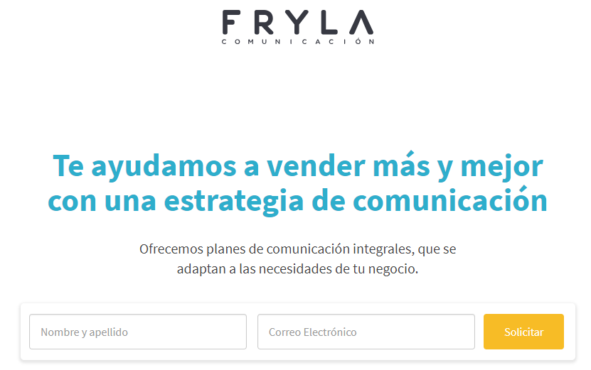Ejemplo Landing Page