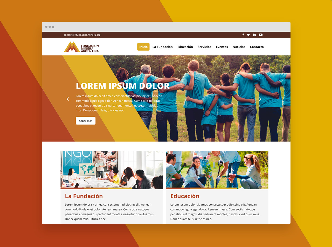 Web Portada Fundación Minera Argentina