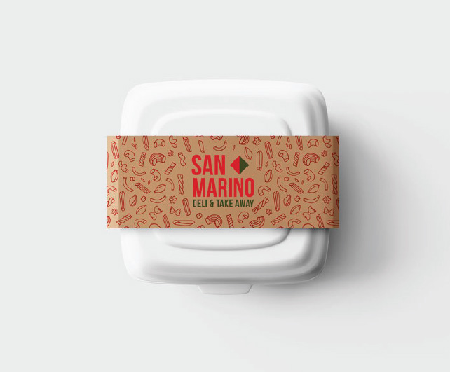 San Marino Pastas Etiqueta